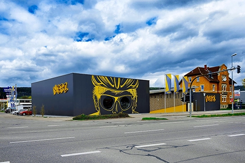 Historisches Foto aus dem Jahr 2017 – großer Umbau auf 1.200 Quadratmeter Ausstellungsfläche