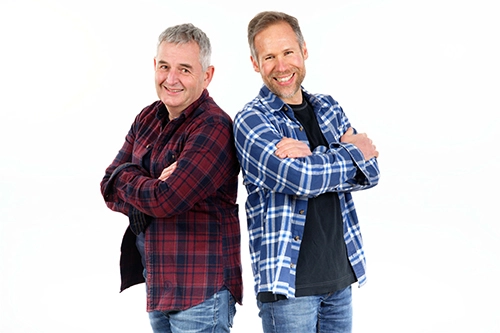 Foto aus dem Jahr 2022 – Geschäftsübergabe an Michael Metzler