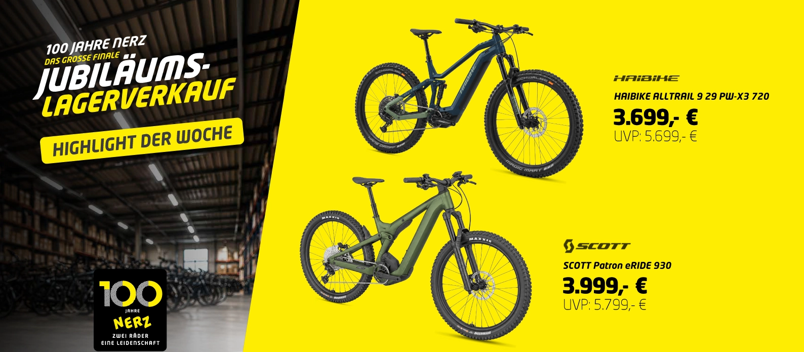 E-Mountainbike-Angebote: Haibike AllTrail und Scott Patron E-Mountainbike-Angebote: Haibike AllTrail und Scott Patron