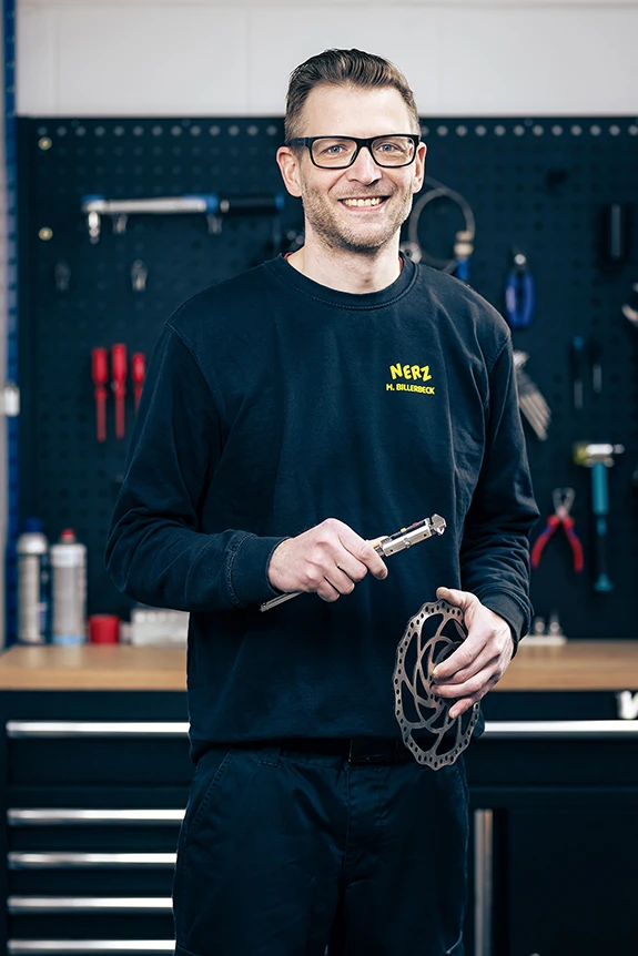 Porträt von Marc Billerbeck, Werkstatt